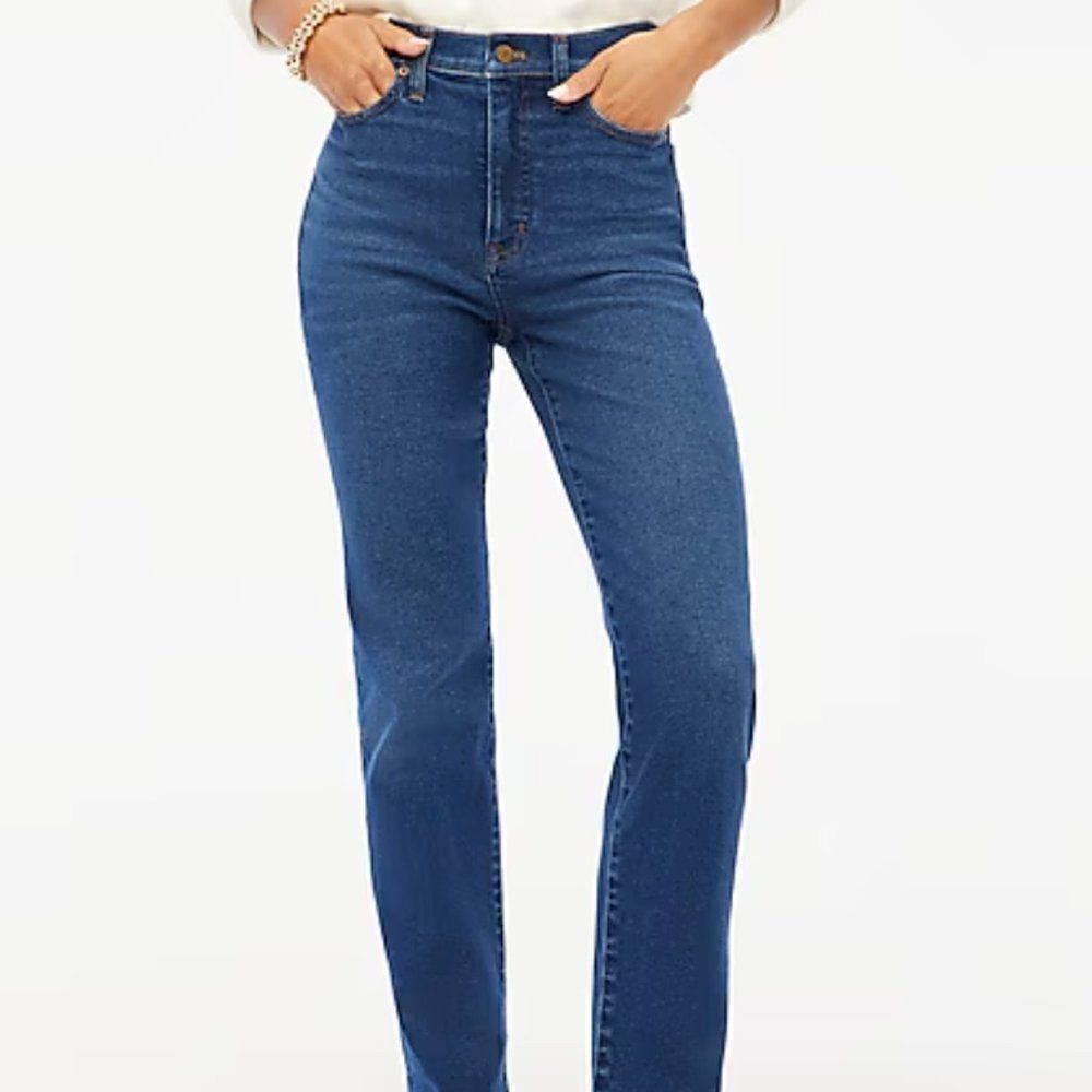 J. Crew Factory cb354 High-rise Stovepipe Jean In Signature Stretch+ size 25 NWT